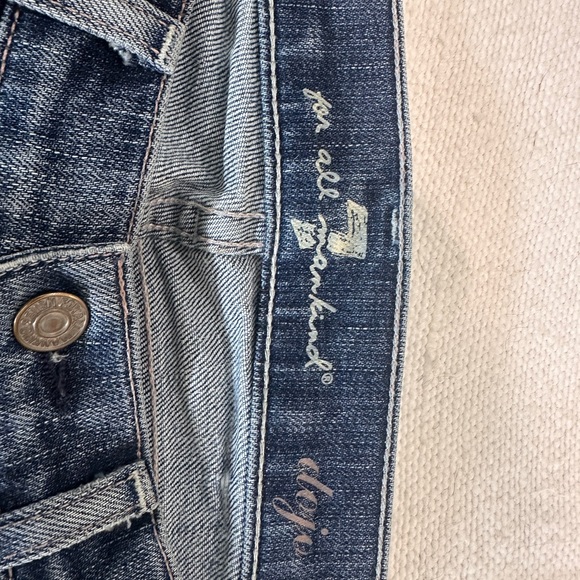 7 For All Mankind women’s Denim low rise flare Jeans - Picture 2 of 7